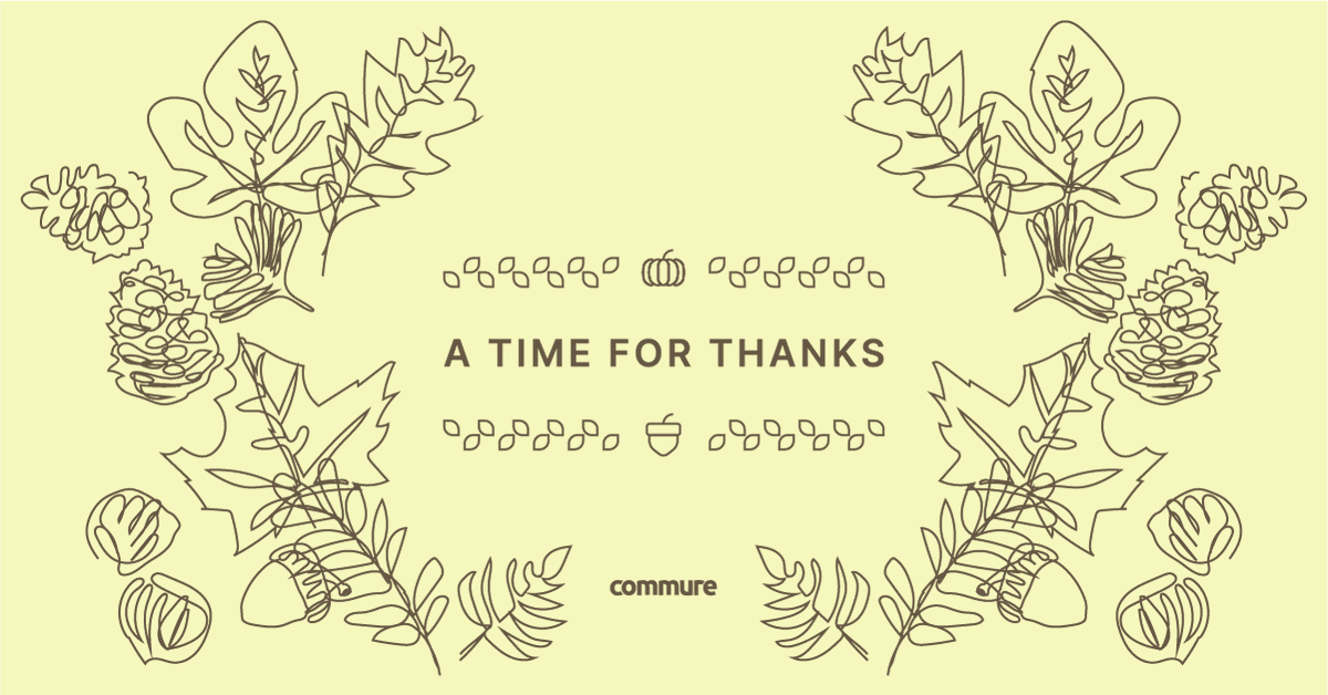 commurehealth's tweet photo. Wishing all a Thanksgiving filled with warmth and wellness, no matter what your celebration looks like. #Thanksgiving https://t.co/Z0aCbk0icb