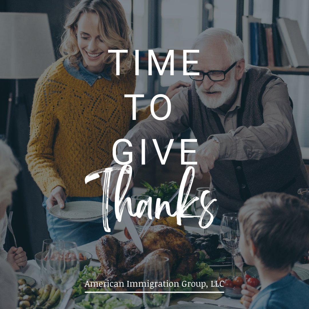 Happy Thanksgiving! 
We hope you have a wonderful day celebrating all there is to be thankful for.

American Immigration Group!

#thanksgiving2021 #eb5aig