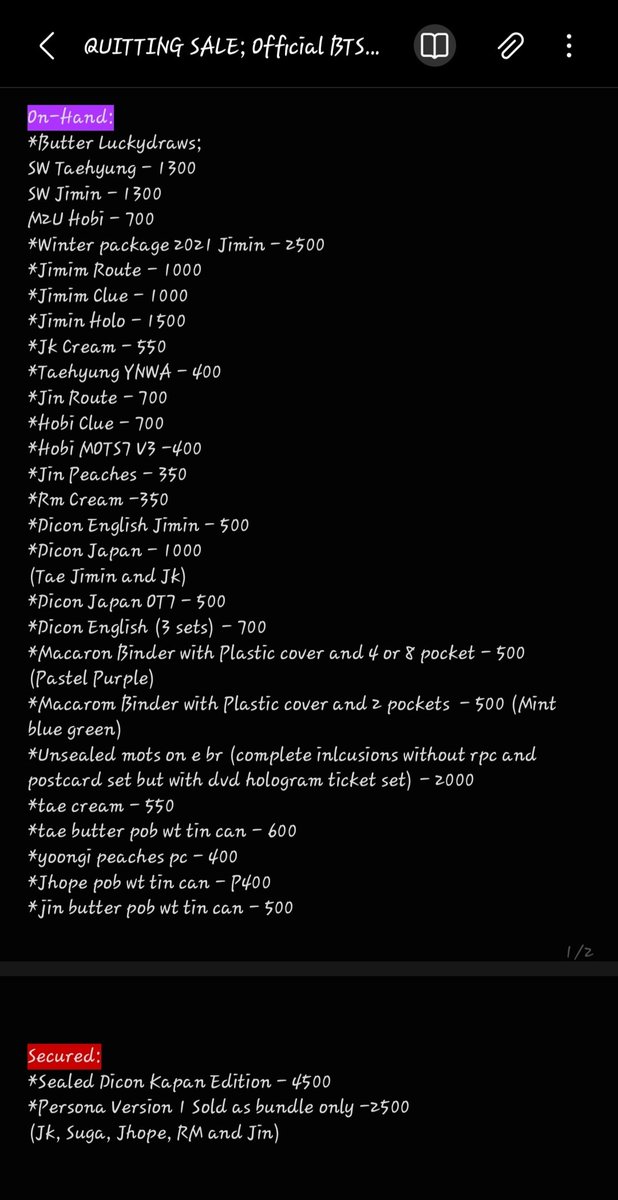 iamjajabeltran's tweet photo. Hi friends, please help RT. 🥰
More orders means more freebies/ official merch is including not listed here. BORAHAE! 💜💜
#BTS #OfficialPhotocards 

FB: https://t.co/OfhCtTyl0f

RFS: Need funds coz we're moving to our new house soon. https://t.co/iO9gFiIHbC