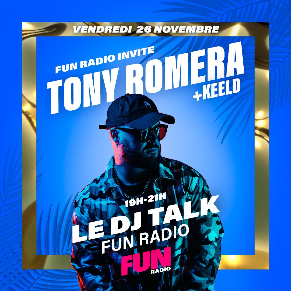 TonyRomera's tweet photo. Demain je serais l’invité de mon frérot @AdrienToma dans le @ledjtalk sur @funradio_fr avec @keeldmusic !!! Vraiment heureux de venir présenter mon album dans cet émission que j’apprécie beaucoup ! ❤️🇫🇷 https://t.co/2tCs1E5m60