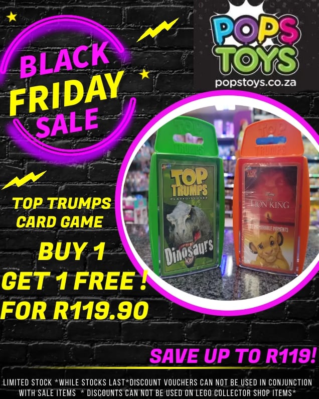 PopsToys's tweet photo. Black Friday specials in-store and Online at Pops Toys https://t.co/bq19pCcuA8 https://t.co/SfPWrCRVlx