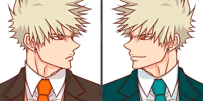 描いている最中に遊んでしまったwww

パラレルワールドの同年齢💥🆚💥

左側=未婚💥→🥦に片想い中

右側=既婚💥→🥦は妻 