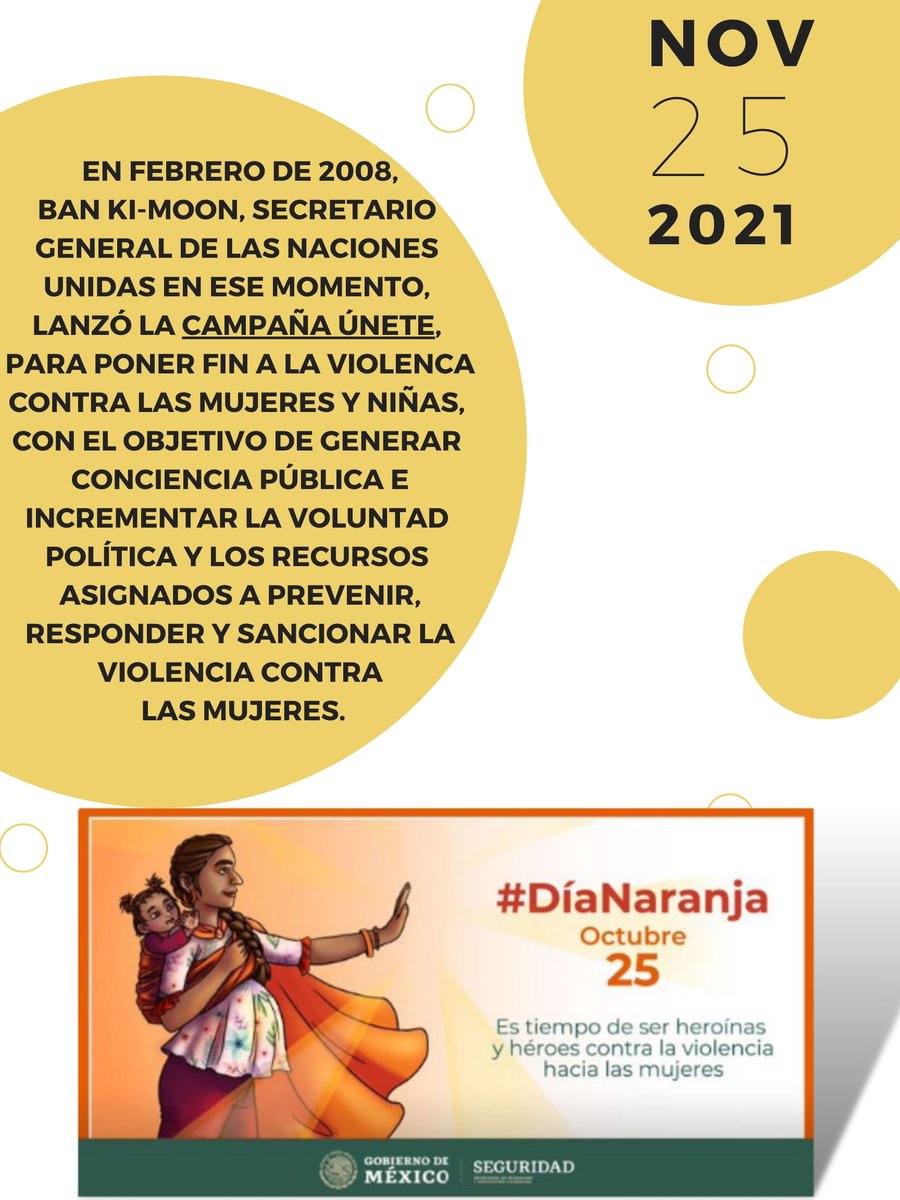 EquidadGenero98's tweet photo. #DíaNaranja
Los orígenes de esta conmemoración datan desde 1999, cuando la ONU decretó oficialmente el 25 de noviembre como el Día Internacional para la Erradicación de la Violencia contra las Mujeres. https://t.co/G9l70I8HI8