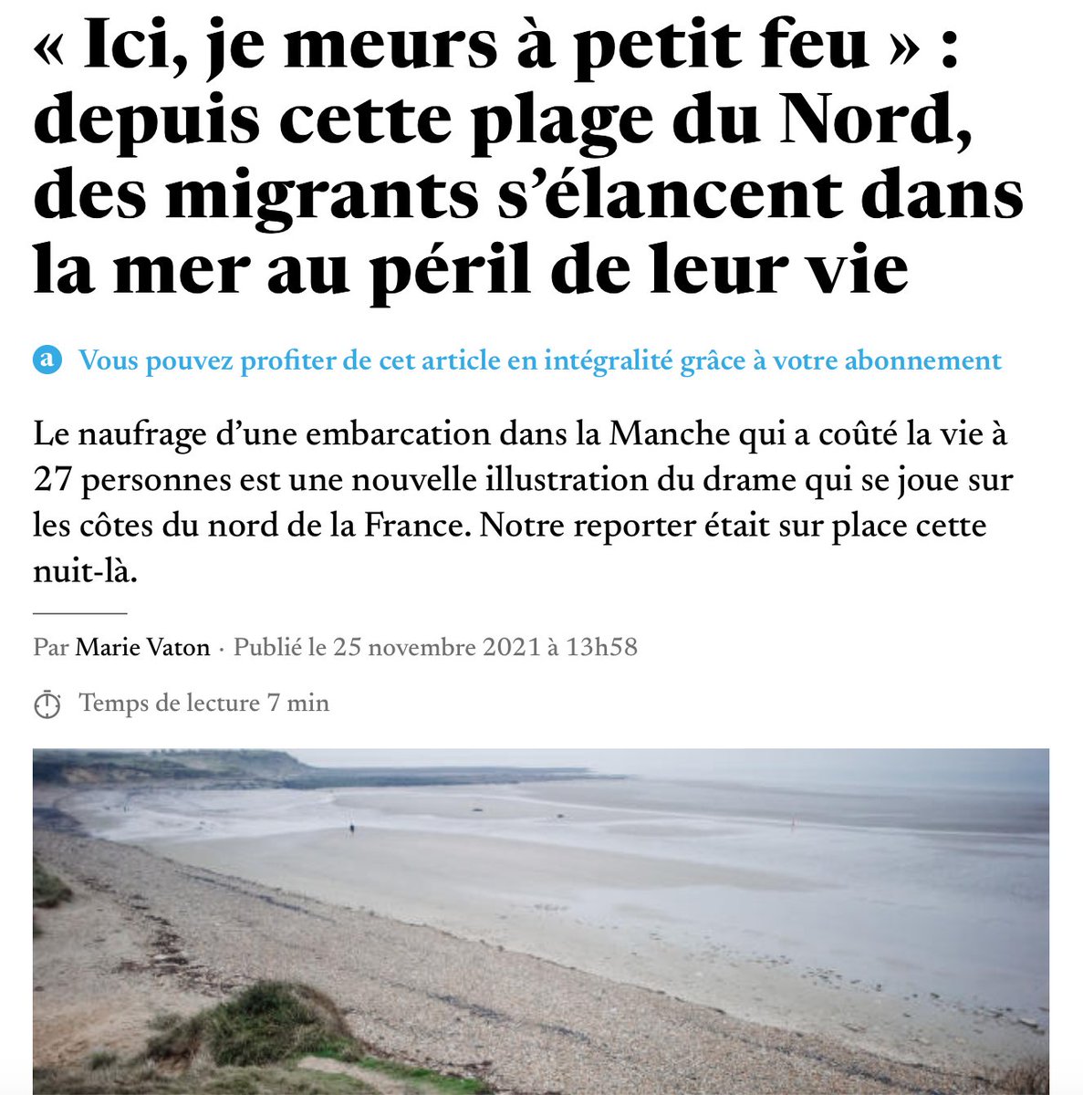 TomasStatius's tweet photo. Deux articles. Deux titres proches. Deux ans d'intervalle. Deux journalistes (moi et @marievaton). Le même média (@lobs). Les mêmes lieux. Les mêmes histoires. Les mêmes patrouilles. Les mêmes tentes. L'impression qu'à #Calais rien ne change. Tout empire. Tout le temps. https://t.co/NP0jsawQmw