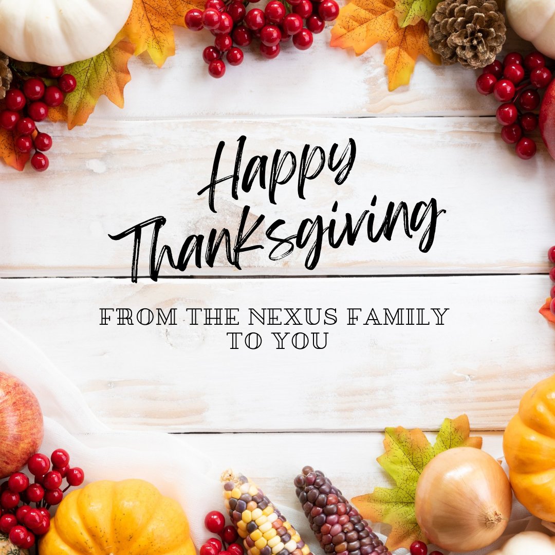 NexusDirect's tweet image. Nexus Direct is offline today and tomorrow in observance of Thanksgiving Day. Today we are thankful for so many things as we count our blessings of the past year. 

#ThanksgivingDay #thankful