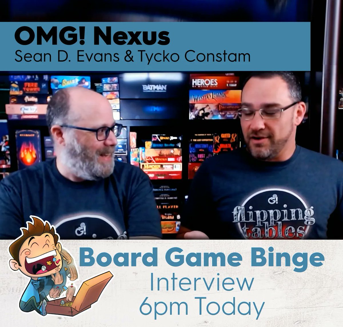 Podcast tonight with <a href="/OMGnexus/">OMG! Nexus</a>, <a href="/Xiantayne/">Sean D. Evans</a> &amp; <a href="/MrSecondplace/">Mr 2nd Place</a> 

Check out their channel here: youtube.com/c/OMGNexus

Join us at 6 pm tonight: youtube.com/channel/UCmRM0…

#Podcast #talkshow #interview