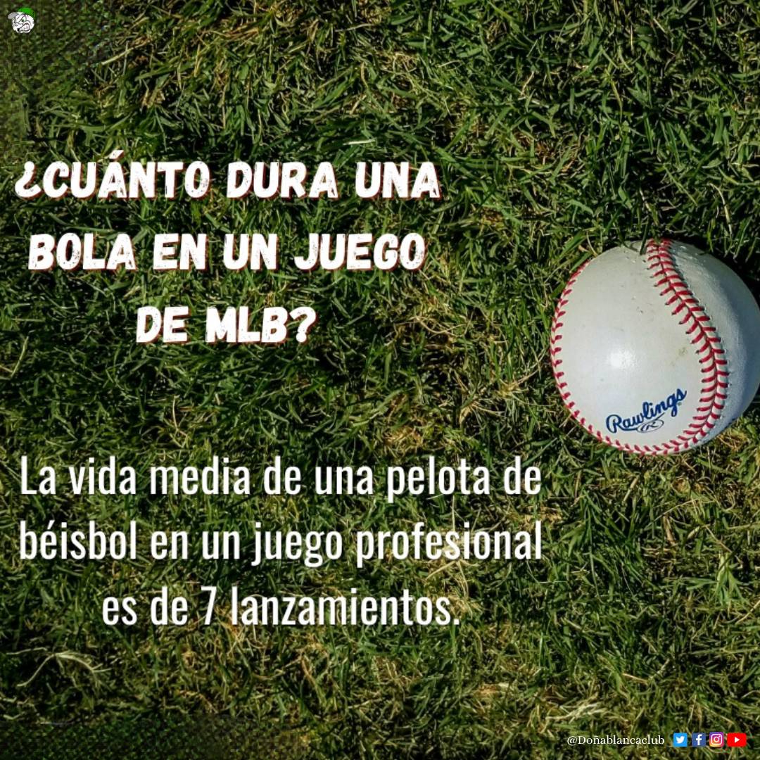 Donablancaclub_'s tweet photo. ¿Que? 🤯 ¿tan poco dura una pelota en mlb? ¡¡De locos!! 🔥

#sabiasque #mlb #baseball #beisbol #wow
#datointeresante https://t.co/ij3SOccfPS