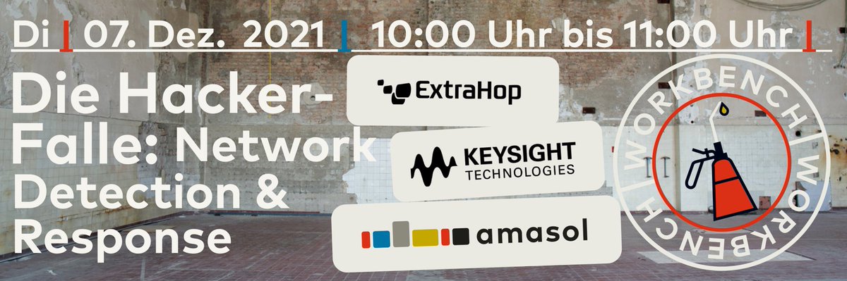 amasol_'s tweet photo. 🛠 60 Minuten, 3 Security-Experten. Lernen Sie in dieser  Session, wie Sie die „Whitespots“ in Ihrer Netzwerkarchitektur zügig schließen. Kurz: Wer Attacken auf seine Supply Chains vermeiden und Hacker auf falsche Fährten führen, will loggt sich hier ein.👉https://t.co/jxlZ8Kqk6P https://t.co/IHlx1pgKVF
