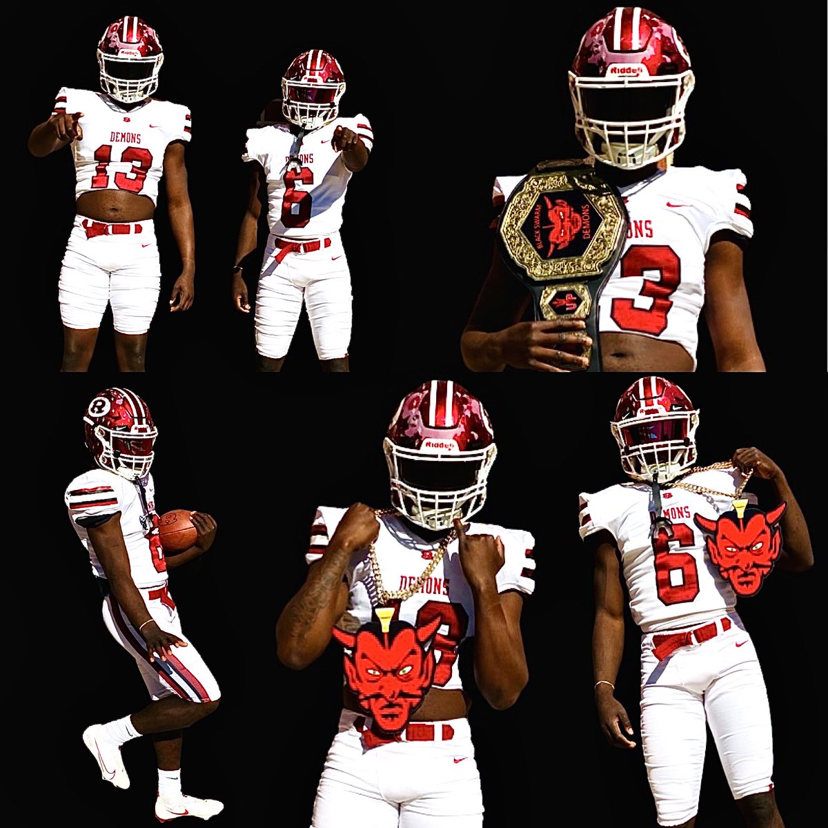 WRHSEQUIPMENT's tweet photo. GOING WITH THE TRADITIONAL ALL WHITE UNIFORMS FOR ROUND 3 AGAINST JONES CO #DEMONS4LIFE  #DMGB #THIRDROUND #NIKE #PLAYOFFS https://t.co/InMtNaxck6
