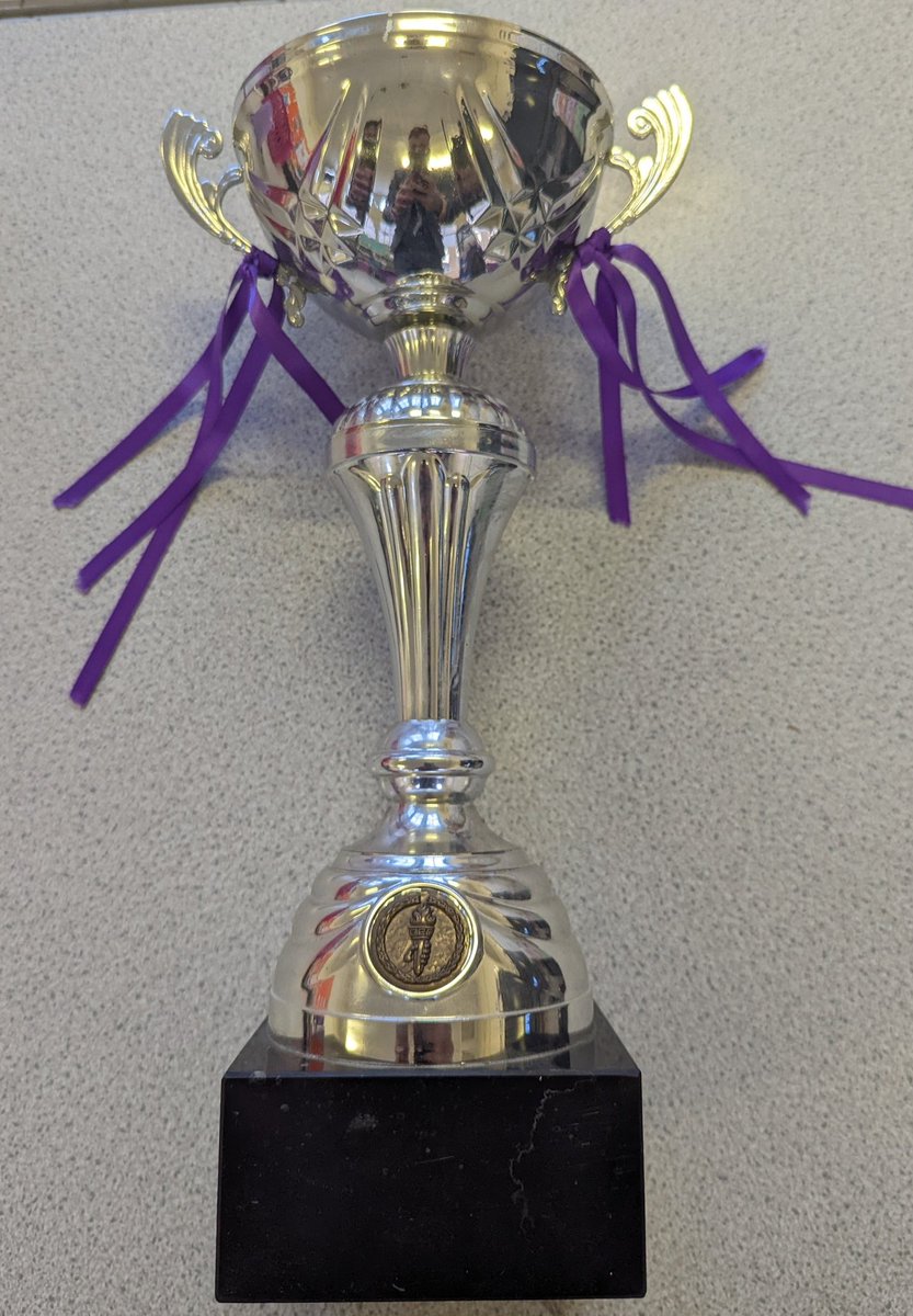 OPA_Newstead's tweet photo. The stage is set. The trophy is ready. Who will win the @TTRockStars trophy? @opangy3 or @opangy4? Only time will tell. The battle is live now and finishes Friday 3rd December at 8:30am! There will be certificates for the highest performing pupils! #OPAMaths #TimesTablesRock https://t.co/KhrgigAzM3