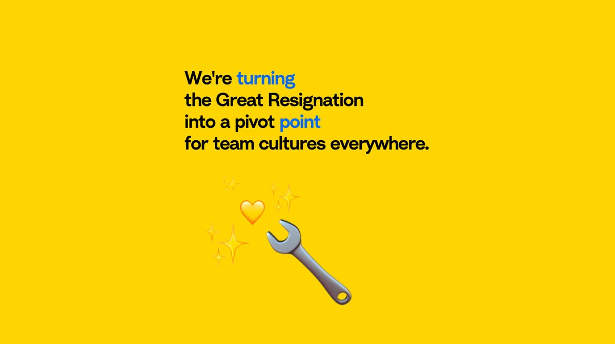 mello_SF's tweet photo. Welcome to the turning point. 😎🤙
It’s about time teams employee wellbeing seriously. Work-life engagement is mandatory, and we’re here to make it fun
✨
Let’s go!
#thegreatresignation #greatresignation #employeeengagement #managertool #worklifebalance #employeeexperience https://t.co/IMHcZGKHK5