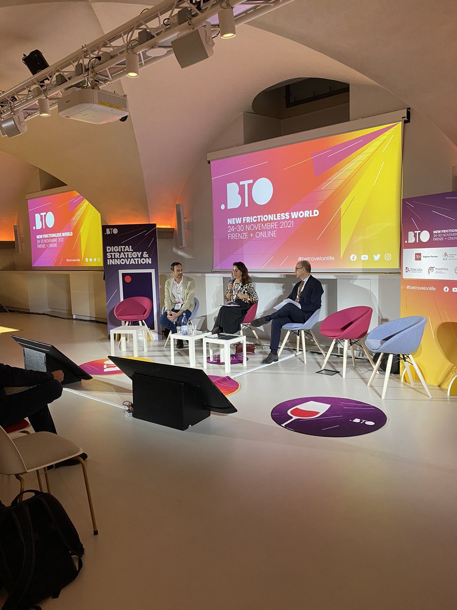 Oggi al #BTO2021 - #betravelonlife con Alberto Yates, Regional Manager Italia di <a href="/bookingcom/">Booking.com</a> per parlare del futuro dei viaggi e di #sostenibilità 
#newfrictionlessworld