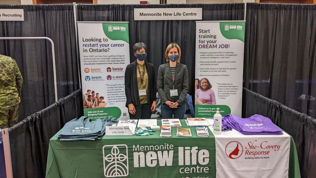 MNLCT's tweet photo. If you're near, or coming to the Toronto Convention Centre today, visit our MNLCT booth at #CareerFairCanada hosted by @mediaClassified!
#MNLCT #employment #bridgingprograms #shecovery https://t.co/6kRQEdE6zo