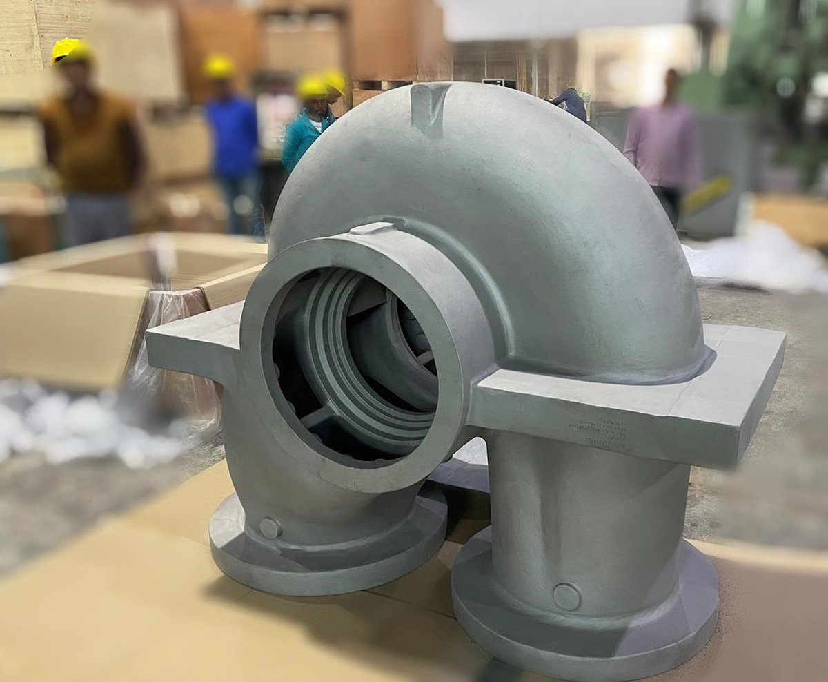 Ptcil's tweet photo. Another beautiful stainless steel pump volute ready for dispatch on time. #reducedweight #replicast #ptcil #advancedmanufacturing #technology #innovation #parity #metal #castings #MakeInIndia #MakefortheWorld @SachinPTC @Smitasatvik @jimcollinsimm @ https://t.co/8sZrAzqe8Z