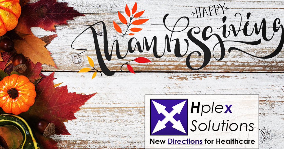 Happy Thanksgiving from the Hplex family! #thanksgiving #hplex