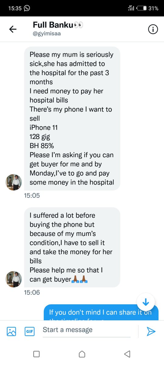Opresii's tweet photo. This is urgent so kindly Retweet to help find him a buyer... If you can help him settle the hospital bills too kindly help. 🙏🏿

Contact:0557010735 https://t.co/ZSgawFA8kW