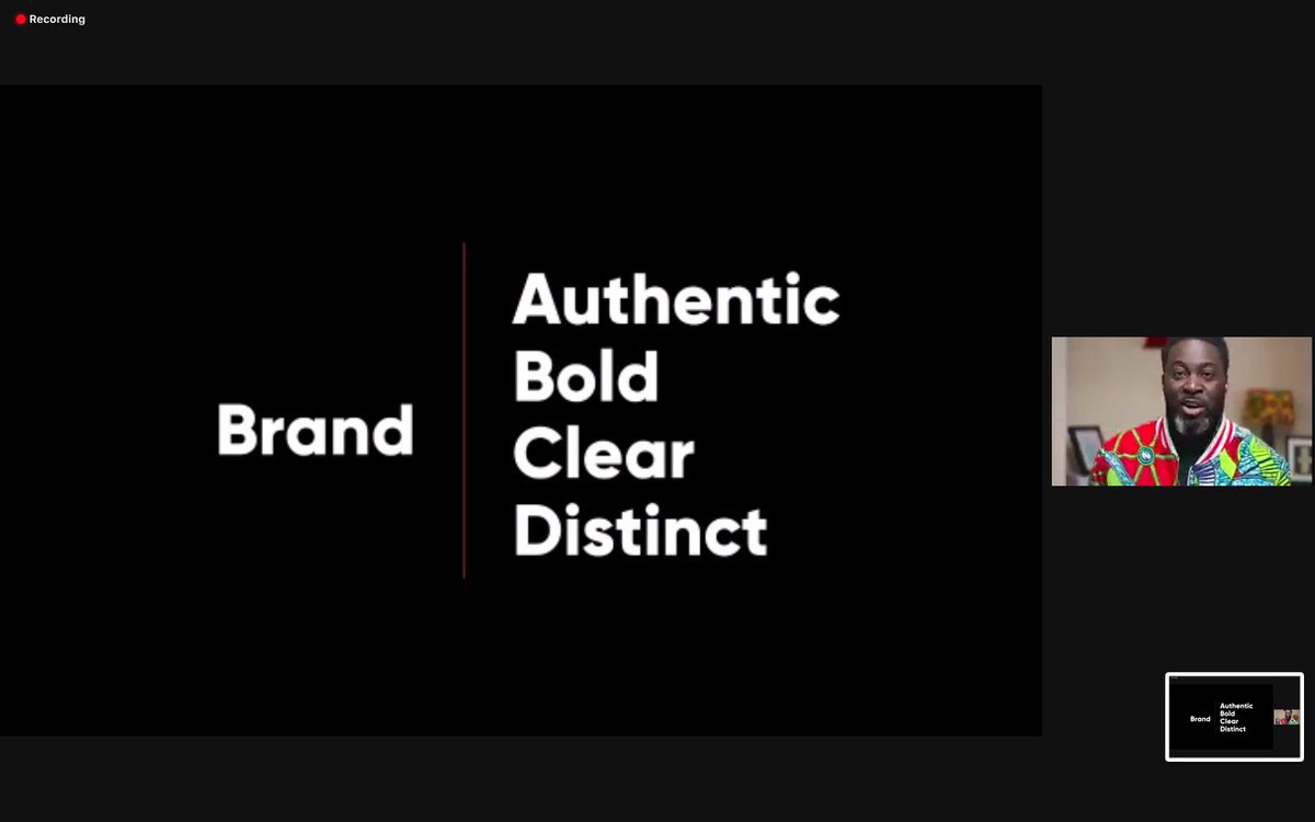 TechInGhana's tweet photo. "The ABCD of your Brand and How that translates into your Podcast" - @bpachampong , @weareunedited
#TechInGh21 https://t.co/3sZVCFHSzZ