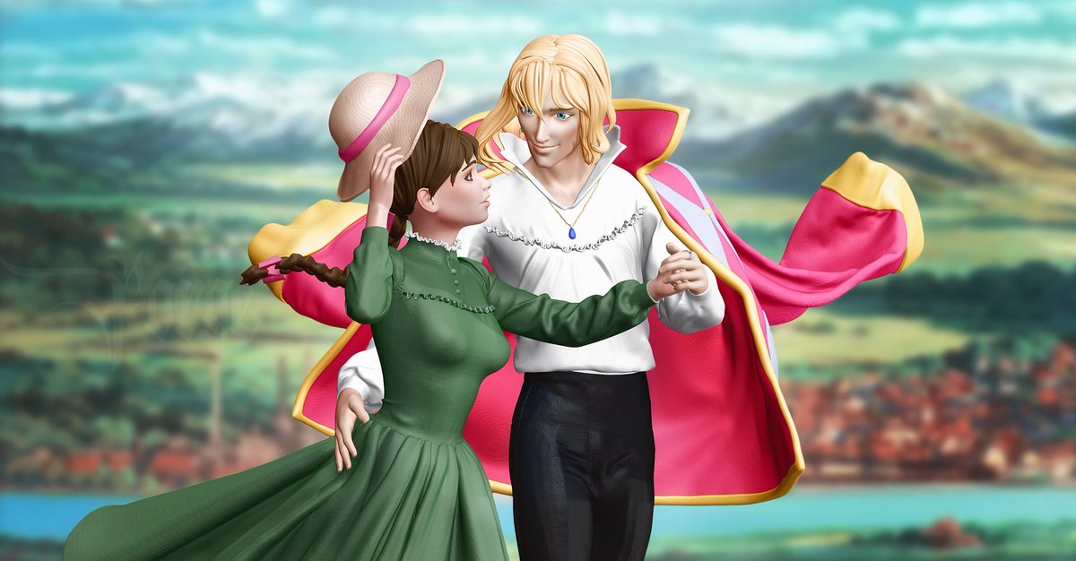 ForgeGabi's tweet photo. Сan't imagine anything warmer and brighter than Hayao Miyazaki's films. 
 
We recently finished this model of Howl's Moving Castle figurine. From fans to fans with love! 
 
Thank you @JP_GHIBLI 
 
#Miyazaki #HowlsMovingCastle #3dmodeling https://t.co/92PQEYzedx