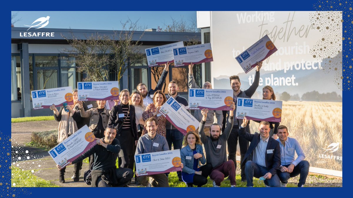 Lesaffre_Group's tweet photo. 👍Félicitations aux lauréats de la 5ème édition de la bourse Lesaffre !!!!
#soutien #initatives #jeunes #boulangers
✌️😋🥐🍞🥖🇫🇷👍
Plus d'infos : https://t.co/I9Qi8dDZeE https://t.co/MwLqwDblSz