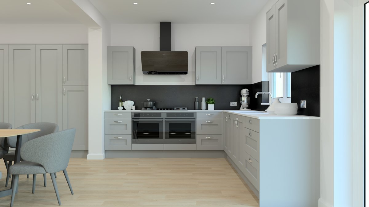 📣We have new updates available for JJO ECO Kitchens! Head over to the members area to gain instant access and start creating renders just like the one you see here featuring the Solent door in Matt Grey Mist. Click on the link below ⬇ bit.ly/3FE19FM #articad