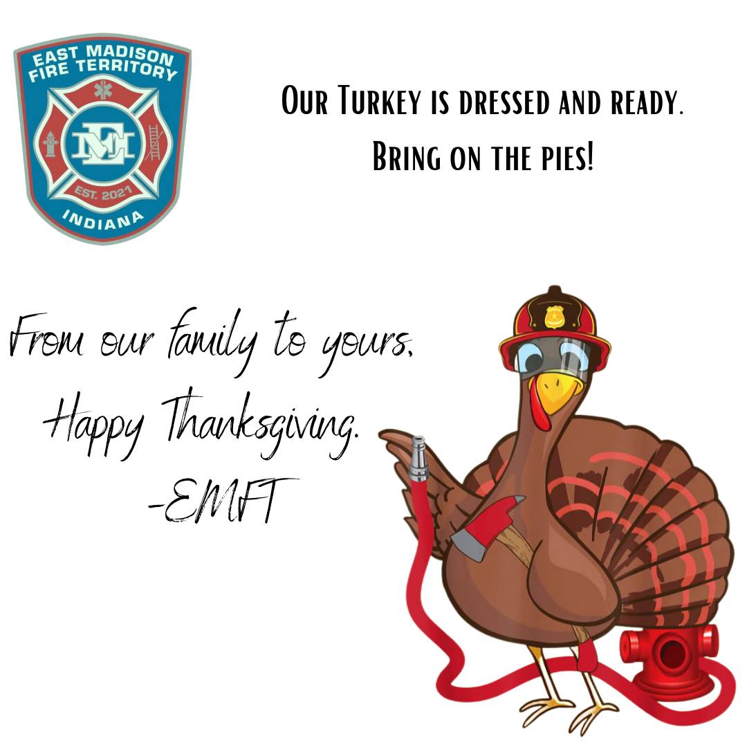 RTFD_40's tweet photo. We hope you have a safe and Happy Thanksgiving. We have crews on call in case your butterball turns into a fireball! https://t.co/SM7uLE2OYF