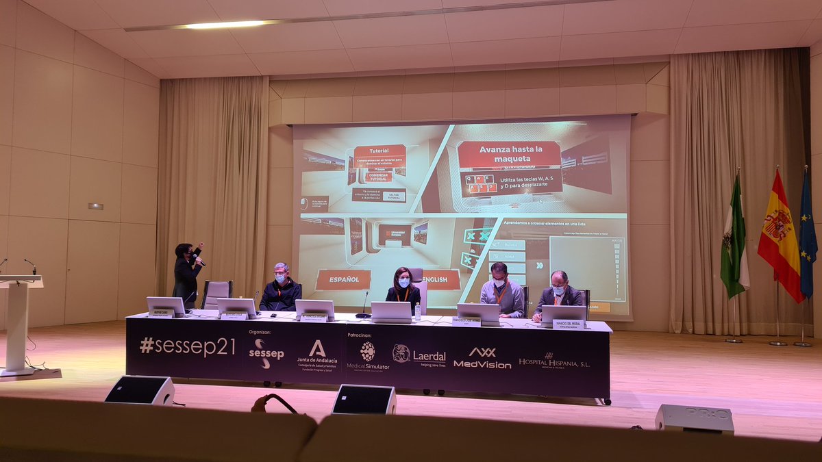 edusqo's tweet photo. Gleyvis Coro @Gleycoro en #SESSEP21 @Sessep_Esp.
Referencias al metaverso (experiencia inmersiva y multisensorial en el uso aplicado de diversos dispositivos y desarrollos tecnológicos en internet) de Zuckerberg, CEO de @Facebook @oculus.
#SegPac #MedEd #VR #SBME #RealidadVirtual https://t.co/XW3ohjGDVF