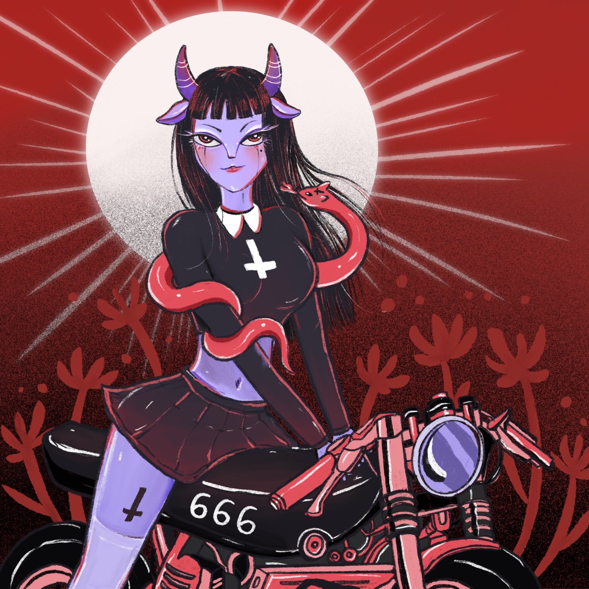 Sin Slayers 666 X Vangoat 

Happy to join this amazing contest ✨
Special thanks <a href="/unihog_butt/">Unihog</a>❤️

Link : opensea.io/assets/0x495f9…

#666Friday #Vangoat #NFTs #NFTcollectibles #nftcollection #NFTProject #nftcollectors  <a href="/opensea/">OpenSea</a>