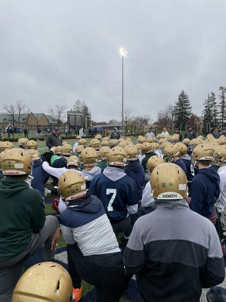 CathedralFBall's tweet photo. Great day to practice as a family under the lights! ☘️🏈 https://t.co/kfLrNRTR2q