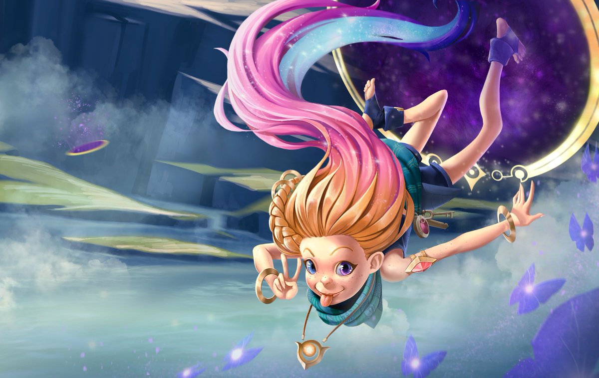 Zoe, the aspect of twilight. 
#LeagueOfLegends #LeagueOfLegendsFanArt #zoe #myart
