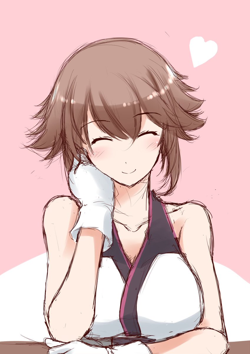 陸奥(艦隊これくしょん) 「推し艦のいい笑顔に勝るものなし #いい笑顔の日 」|桐木春臣のイラスト