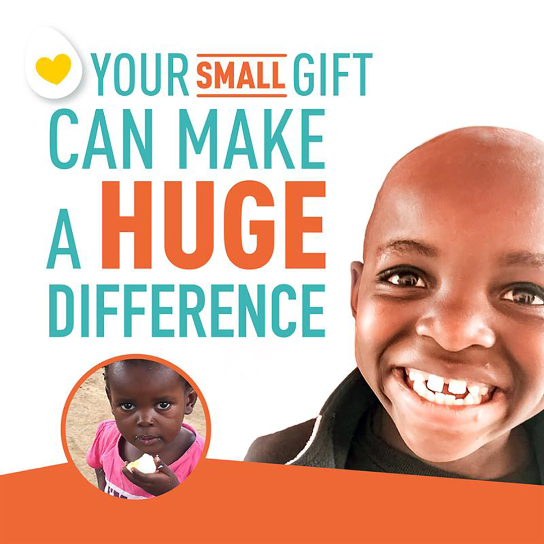 1 in 3 persons living in Eswatini, Africa is undernourished. Many are orphaned children.

For the last few years, we’ve helped @eggsoeufs raise funds to sustain the Project Canaan egg farm. Find out how you can join us in #CrackingHunger: eggfarmers.ca/heart-for-afri…