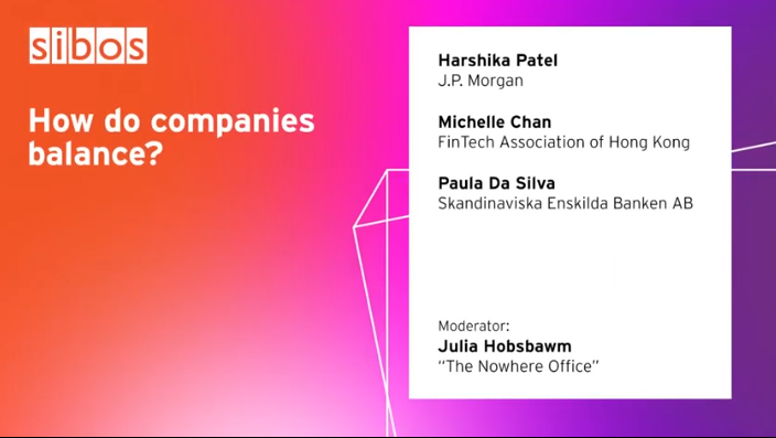 Sibos's tweet photo. Hear leaders from @SEBGroup @JPMorgan &amp; @FTAHKofficial discuss how companies can best balance the organisational and personal impact of the pandemic in our latest #Sibos 2021 Big Issue Debate! #finance https://t.co/2wLlUOnm0Y https://t.co/fcGRNPVEVj