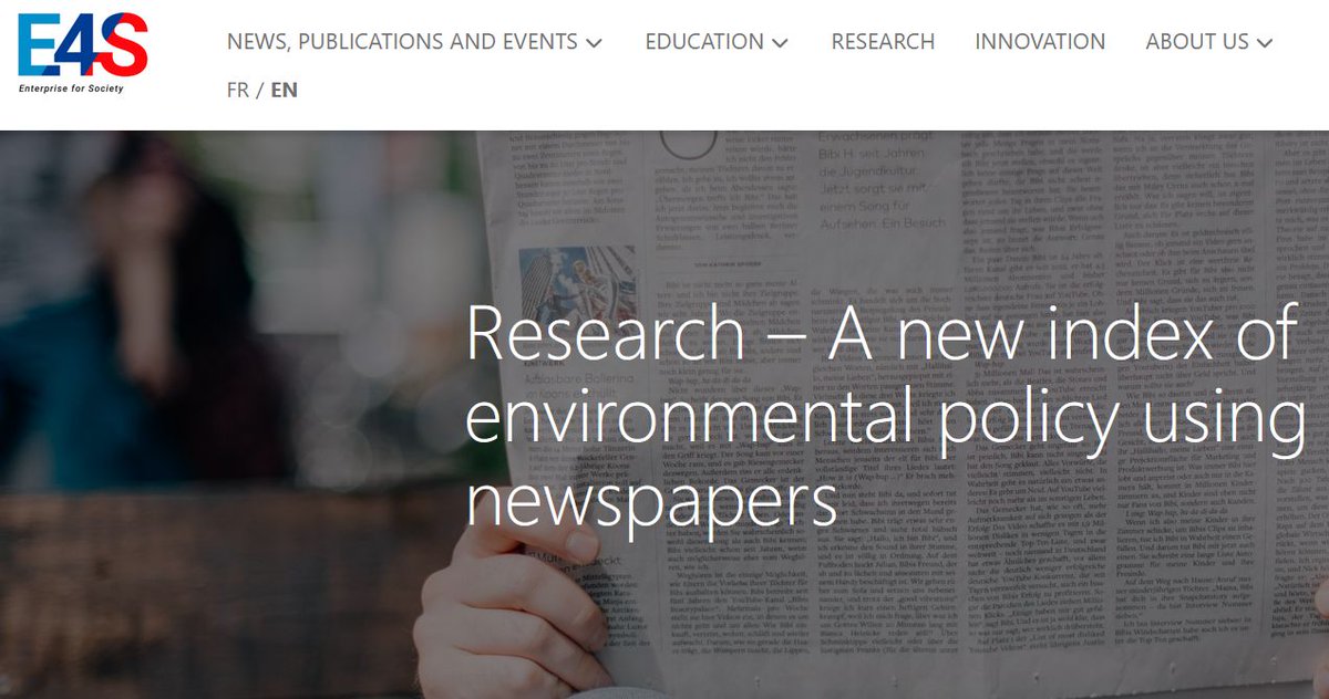 JoelleNoailly's tweet photo. 📢Our index 📈measuring the salience of environmental policy in US newspaper developed with @Mat_vdH @epflcdm and @Laura_Nowzohour @IHEID @cies_iheid is featured on the Enterprise for Society website @E4S_Center https://t.co/Ob1Vt1s0yW https://t.co/XwjdT1Qmbe