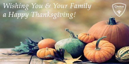 ChoiceScreening's tweet photo. From all of us at Choice Screening, Happy Thanksgiving!

#WhoYouPartnerWithMatters  #ChoiceScreening  #BackgroundChecks #Thanksgiving https://t.co/kCHXf6lOpi