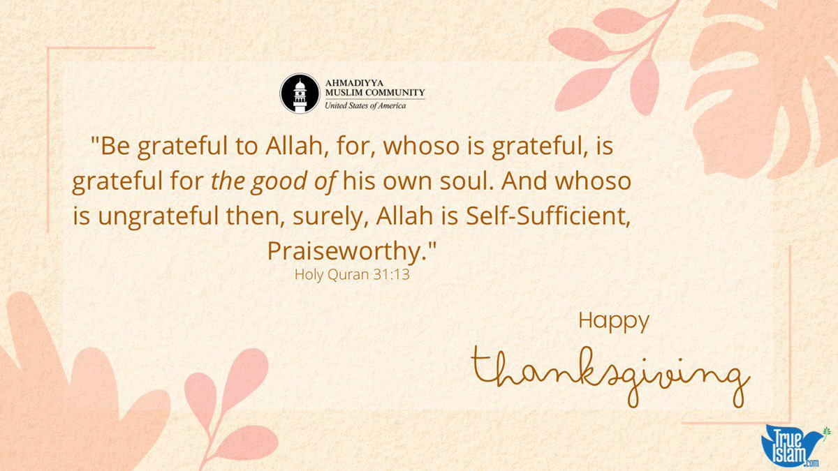 TrueIslamUSA's tweet photo. #HappyThanksgiving #Thanksgiving #ThanksgivingDay https://t.co/WMlYTGV8eE