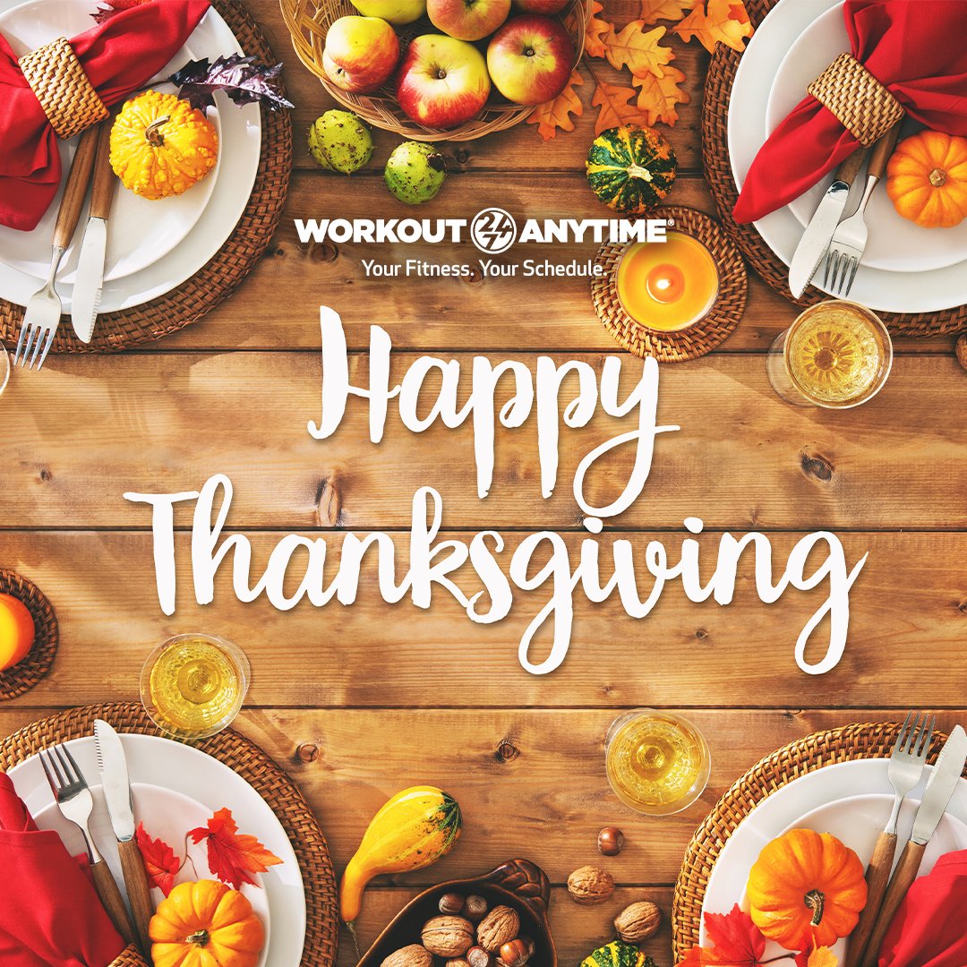 WOATHeath's tweet photo. Happy Thanksgiving from your Workout Anytime family! https://t.co/JjOKqFaLYl