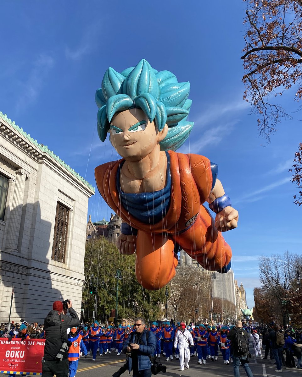 Macys's tweet photo. Have you seen all the balloons so far? 🎈 Check out some of these #MacysParade moments you may have missed! https://t.co/FJR28qMngA
