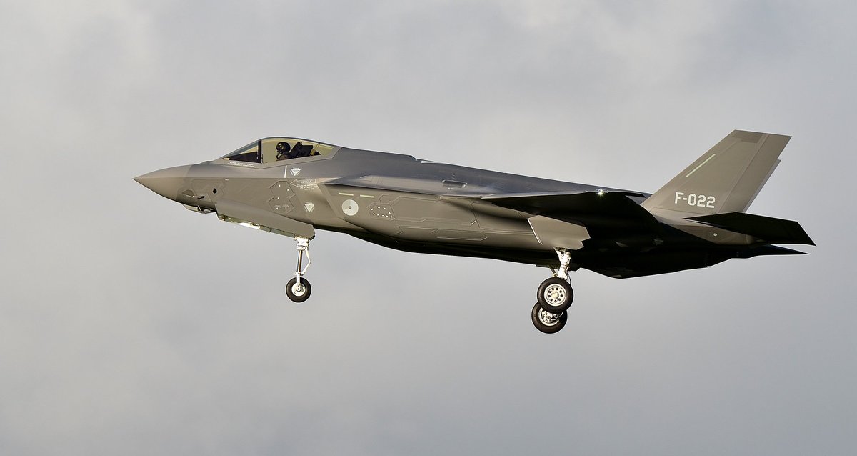 VlbLeeuwarden's tweet photo. Today, our newest #F35 arrived @VlbLeeuwarden. Welcome F-022!
Credits to the fans outside our gates for capturing the F-35 upon landing!
📸 Johan Kok & Harry Doesburg #FanShots #number14
#R2IOC #322sqn @Kon_Luchtmacht @Defensie @Defensie_DMO @thef35 @F35_CFTT @LockheedMartin https://t.co/TywLNhgFzD