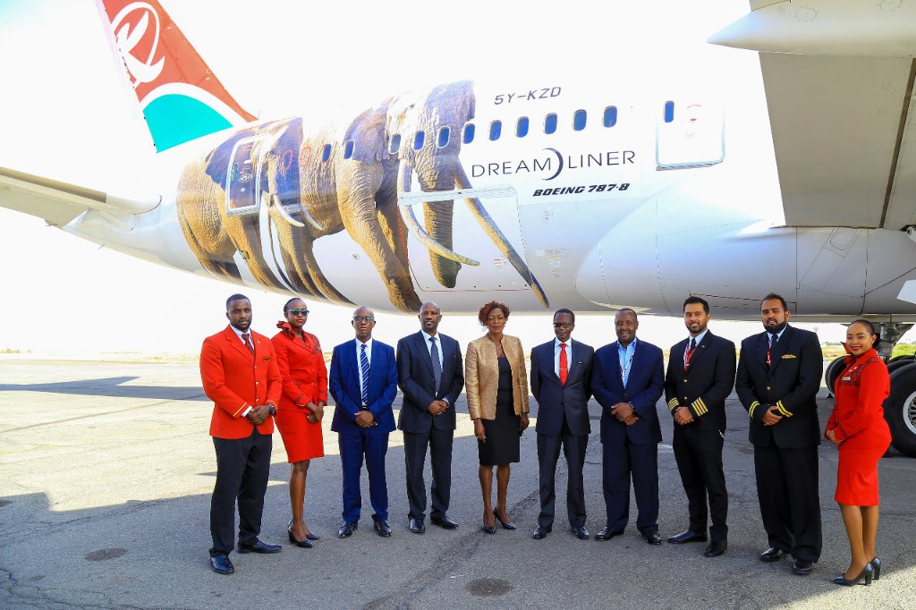 magicalkenya's tweet photo. "This collaboration will build a strong brand association between Magical Kenya &amp; Kenya Airways and thus increase the destination’s appeal to more consumers in all the market segments within @KenyaAirways 41 destinations network" CS Joseph Boinett #FlyTheMagic #RediscoverTheMagic https://t.co/H7IMzNfJID