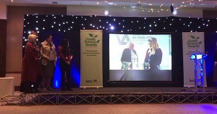 HURRAY!  <a href="/canterburycoll/">EKC Canterbury College</a> Won a Green Schools Award in the Recycling Category for our Fashion up cycling project during total lockdown Thank you <a href="/KMCharityTeam/">KM Charity Team</a> Delighted to see Sheppey, Ashford &amp; Broadstairs Colleges collecting awards too. #awards  #students #Recycle