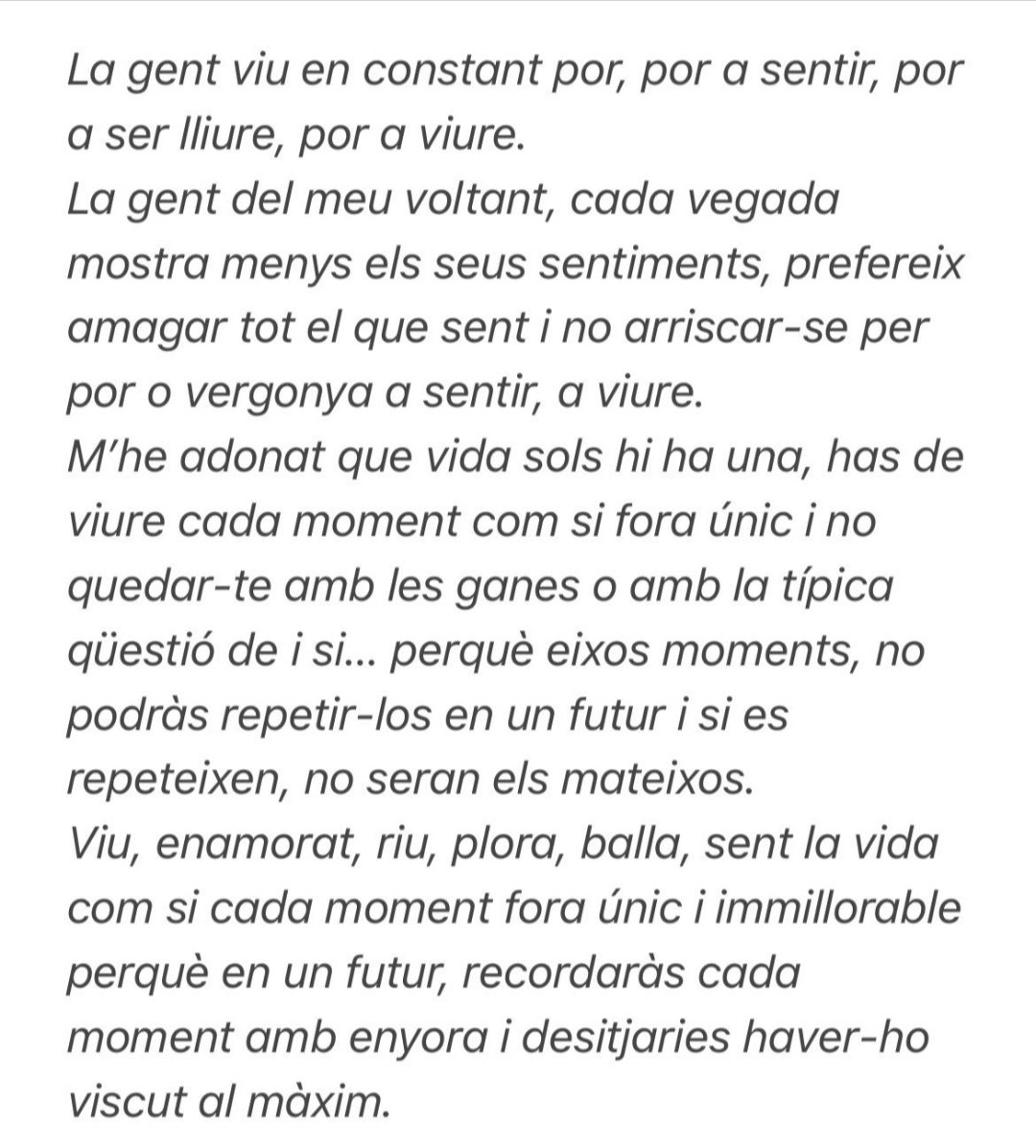 Andreeaa_00's tweet photo. Una amiga meua ha escrit açò, i em pareix tan real i tan bonic!❤️ https://t.co/wdJNaS11Sr