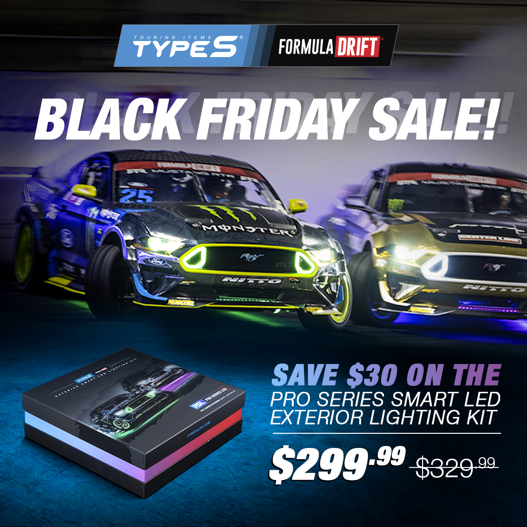 FormulaDrift's tweet photo. The @TypeSAuto #blackfriday sale is on! Up to 30% off their top-selling items! Check it out! ➡ https://t.co/iCPCHvyomr

#FormulaDRIFT #FormulaD #TYPES #TYPESAuto #blackfriday2021 https://t.co/OzavzYLnRC