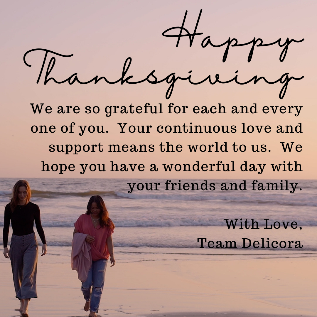 shopdelicora's tweet photo. Happy Thanksgiving to you and yours. We are grateful for your support. Thank you from the bottom of our hearts for making this small business possible! XOXO, Team Delicora #happythanksgiving #delicora #delicorajewelry https://t.co/tbbjiFJIqZ