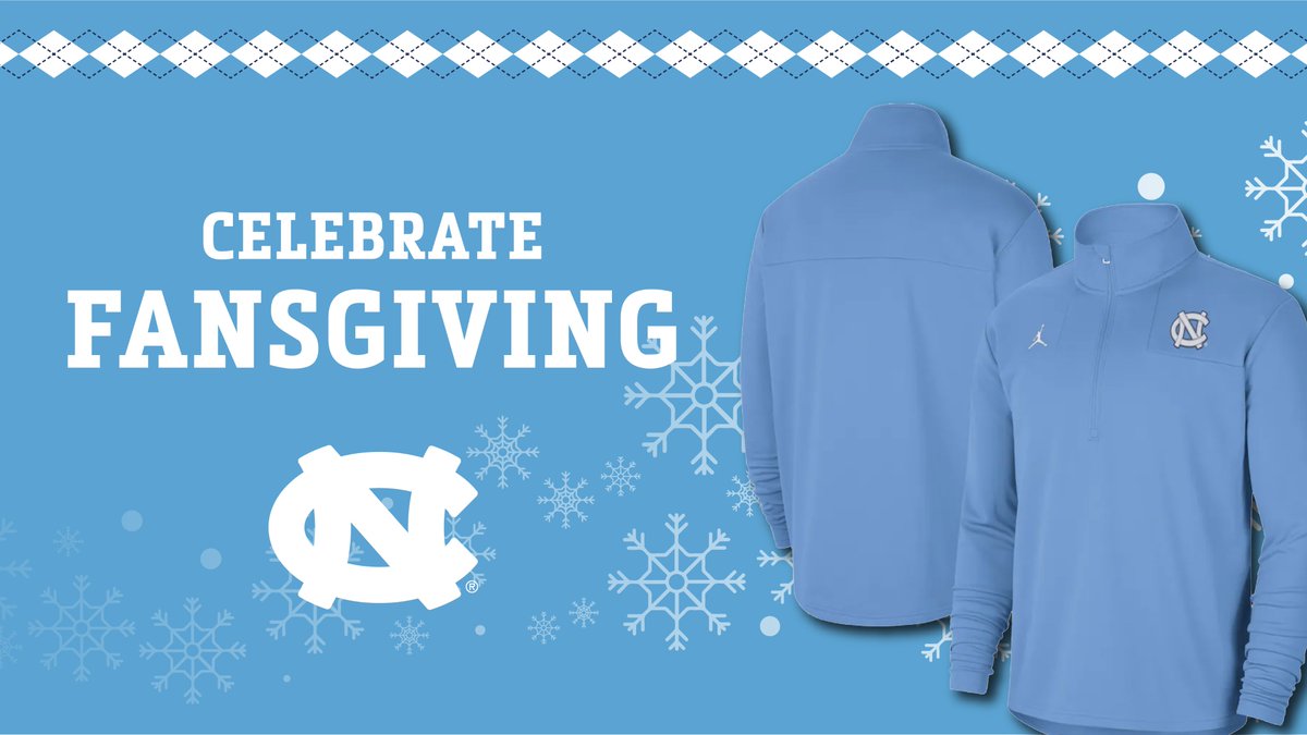 Interrupting your Thanksgiving for another Fansgiving giveaway! 🤩

RT for your chance to win a Jordan Brand half-zip! Winner chosen at random.

Can't wait? Get yours now » bit.ly/Fansgiving2021…

#GoHeels