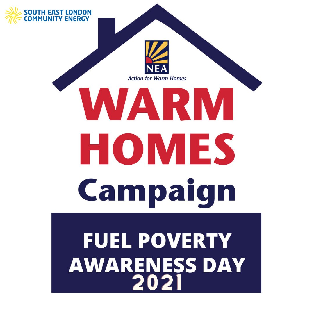 The Fuel Poverty Awareness Day launched by NEA is on the 3rd December 2021. Make sure to stay fuel-efficient this winter. 

To find out more call us on:
0808 169 1779
or 020 4529 6004

#fuelpoverty #coldhomes #warmhomes #selce #nea