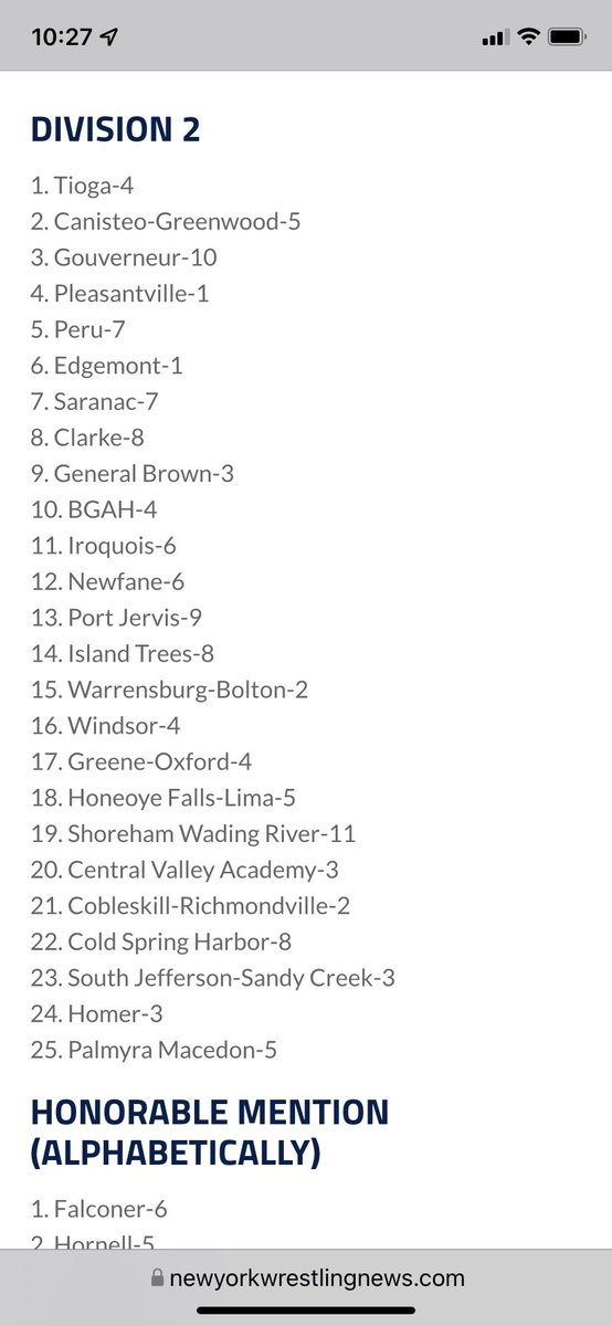 DonSpaulding11's tweet photo. @HFLwrestling HFL heads into the season ranked #18th in small schools. Looking forward to a great season! https://t.co/dec9x8Fapz