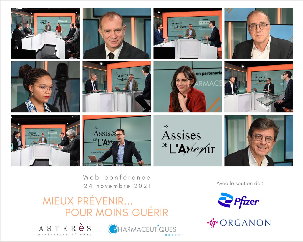 📢 [#WebConférence "Les Assises de l'Avenir : Mieux prévenir... pour moins guérir"]

👏 Nous tenions à remercier tous les intervenants d'avoir pris la parole pour cette 3ème édition !

➡️ Le replay de l'évènement est disponible ici : pharmaceutiques.com/videotheque/re…
#LesAssisesdeLAvenir