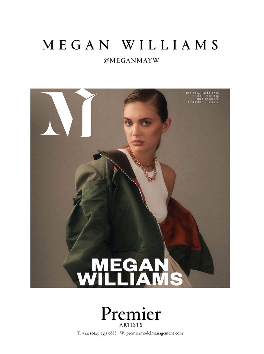 Model and co-founder of sustainable brand  <a href="/wearehunu/">Hunu</a> <a href="/MeganMayW/">Megan Williams</a> joins our #PremierArtists board 👏🏼❤️💫 premierartists.com/artists/5219-m…