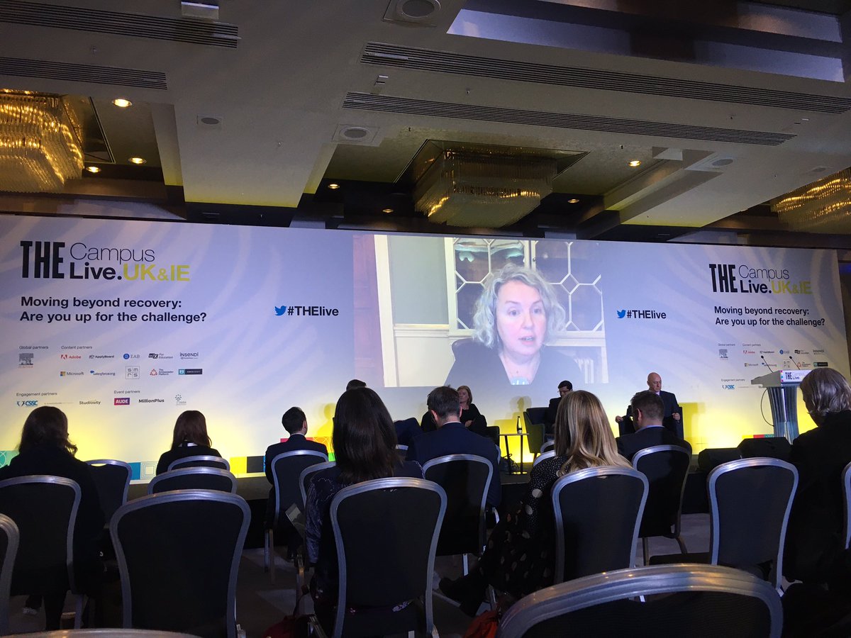 mathsweek's tweet photo. @tcddublin provost @LindaDoyle speaks about future of higher education at THE Campus Live UK &amp; IE / Times Higher Education Awards #THElive @timeshighered @SimonHarrisTD https://t.co/EwQrmWcSJa