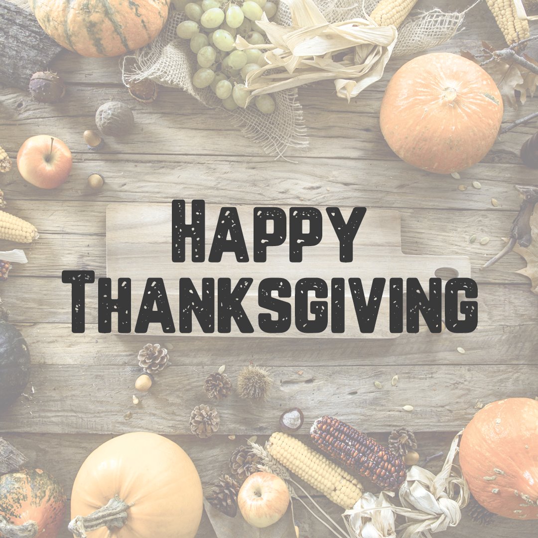 We hope you have a very happy Thanksgiving! We're closed today, but we'll be open tomorrow at 4pm.